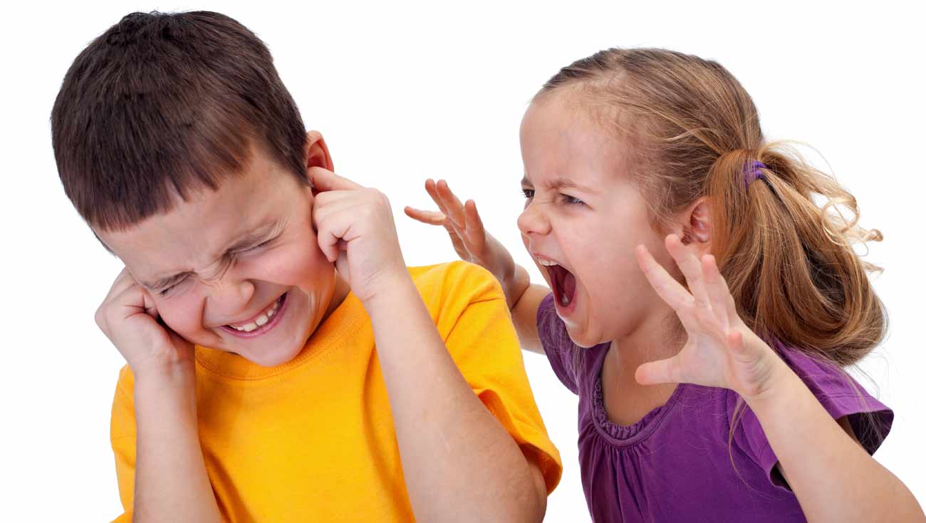 children yelling at each other